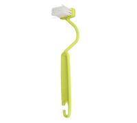 Cepillo de inodoro de goma de silicona, cerdas , en forma de S, en ángulo, limpiador de bordes de , multifuncional, para inodoros, cocinas, baños y suelos