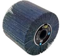 Cepillo de lamas FARTOOLS A120, diámetro 120 mm, longitud 100 mm, con abrasivo de circonio y carburo de silicio, grano 120, para madera y metal