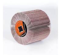 Cepillo de láminas abrasivas para máquina satinadora, cepillo de láminas para renovadores grano 60, rodillo de lijado cepillo de fibra sintética adecuado para lijado intensivo de superficies planas de