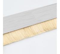 Cepillo de lana para maquinaria industrial, herramienta para puerta y ventana, cepillo para polvo inferior, en forma de H, de aleación de aluminio