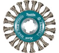 Cepillo de limpieza circular Makita, cepillo de pulido, 12500 RPM, azul, multicolor, redondo, 11,5 cm, 1 unidad