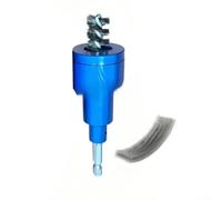 Cepillo de limpieza de tubo de taladro, para terminales de batería | Para terminales de batería, limpieza de alta eficiencia, ideal para mecánicos, cerdas de alambre de acero, se adapta a 15 mm