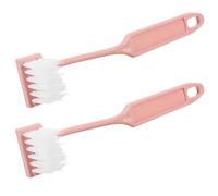 Cepillo de Limpieza en S para Baño Mango Curvo 2 Piezas y Gancho | Plástico, Cabezal Flexible para Bordes, Colgar Fácil, Uso Doméstico, Limpieza de Inodoro y Ventilas Varios estilos