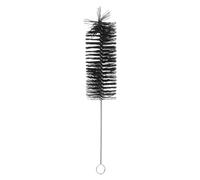 Cepillo de Limpieza para Tubos de Ensayo y Cerdas de Nailon Negro | Diseño Cilíndrico Flexible con Mango Trenzado, Adecuado para Frascos y Vasos en Laboratorio Químico
