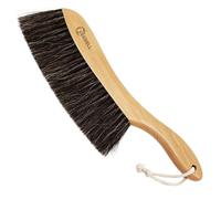 Cepillo de mostrador para Muebles, Patio, Cama, Chimenea, Limpieza de carpintería, cerdas de Crin de Caballo, Mango de Madera, Cepillo de Escoba de Mano