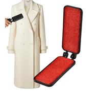Cepillo de pelusa de viaje, herramienta plegable reutilizable de 4.7 x 1.96 pulgadas, removedor de pelo de mascotas multifuncional, diseño portátil auténtico, material fácil de limpiar para el hogar