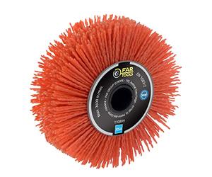 Cepillo de precisión de nailon abrasivo Ø120 mm/L20 mm