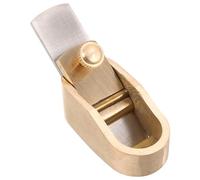 Cepillo de Pulgar para Violín de Latón, Mini Herramienta | Hoja de 18mm, Cuerpo de Acero, Base Plana y Agarre Ergonómico, Uso en Taller y Ajuste sobre Sitio