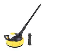 Cepillo de suelo giratorio para lavadora a alta presión, disco de limpieza compatible con Kärcher K1 K2, con barra de extensión y pieza de conexión, para jardín, entrada, terraza, limpieza de balcón