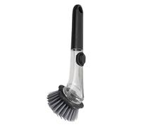 Cepillo de vajilla con dispensador de jabón | Cepillo limpiador antideslizante con mango, limpiador para vajilla, para ollas de cocina, fregaderos, estufas, cocina casa dormitorio