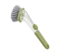 Cepillo dispensador de jabón, limpiador ergonómico de mano, cepillo para platos de cocina, para ollas, estufas, sartenes, cocina, hogar, dormitorio, electrodomésticos, lavavajillas