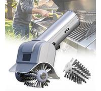 Cepillo Eléctrico Inalámbrico para Parrilla, Limpiador Recargable de Acero Inoxidable, 100 Min de Autonomía, IPX7 Impermeable para Rejillas de Barbacoa y Hornos