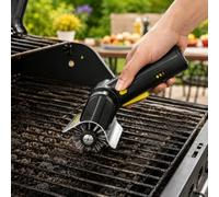 Cepillo Eléctrico para Barbacoa para Kamado Joe Big Joe Series I, Cepillo de Limpieza BBQ Inalámbrico Recargable con Luz LED y Cabezal Rodante Reemplazable