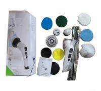 Cepillo Eléctrico Rotativo 7 Cabezales Mango Extensible(D)