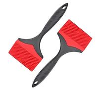 Cepillo grande de silicona para untar pastelería, cepillo de silicona para asar, cepillos resistentes al calor, salsa de mantequilla para cocinar, hornear, barbacoa, cepillo extra ancho de 3.94