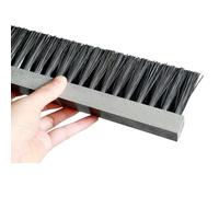 Cepillo industrial de PVC para eliminar el polvo, impermeable, de nailon duro, de seda, largo, resistente al desgaste, tira de cepillo de limpieza mecánica (30 mm)