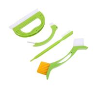 Cepillo Limpiador de Grietas con Mango Ergonómico para Baño y Ducha | Plástico Verde Claro, Diseño en V para Juntas y Esquinas, Limpieza Profunda de Azulejos