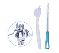 Cepillo Limpieza Cuchillas Compatible con Vorwerk Thermomix TM6 2 Piezas | Cerdas de Nylon para Limpiar Tazones Cuchillas Botellas Vasos y Ollas, Apto para TM31 TM21 TM5 Robot de Cocina