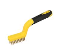 Cepillo Manual Acero Latonado Bujias | Cepillo De Puas | Cepillo Para Metales | Cepillo Abrasivo