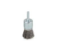 cepillo metálico en forma de brocha, vástago redondo Ø 6 mm PACK 1