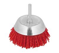 Cepillo nylon taza ø 75 m. 1/4'. cepillo de lijado nailon. cepillo pa