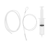 Cepillo para Desagües de Refrigerador Tubo Flexible Reutilizable | Acero Inoxidable y Plástico, Cabezal Fino Insertable, Limpieza de Desagües, Hogar y Vehículo