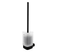 Cepillo para inodoro KIBO BLACK, vidrio