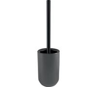 Cepillo para inodoro Spirella, modelo "Jaro", de cerámica, 11 x 41,5 cm - Gris y