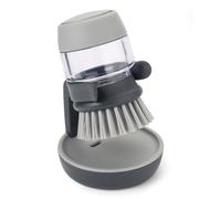 Cepillo para vajilla con dosificador de lavavajillas PALM SCRUB, gris, Joseph Joseph