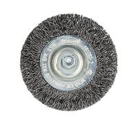 Cepillo taladro vástago hexagonal circular Ø 50 alambre acero trenzado decapado potente