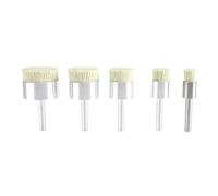 Cepillos de alambre para taladro, Juego de cepillos copa con rueda alambre, acero al carbono, abrasivo, nailon, acabado metálico, grano 5-32mm 180-600(22mm 320Grit)