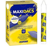 Cera blanda maxidacs blanco, caja x12