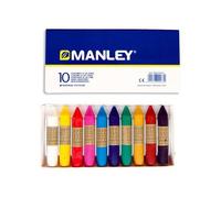 Manley – Ceras blandas – Caja x10 – Colores surtidos