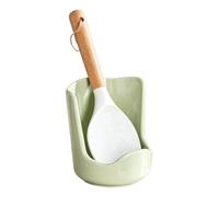 Ceramic Stable Space-Saving Stand Pot Lid Holder Multi Slot Spoon Rest
