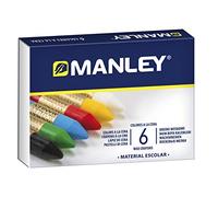 Manley - Ceras blandas profesionales - Caja x6 colores