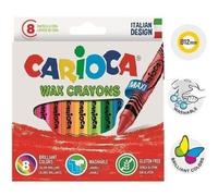 CERAS CARIOCA MAXI WAX PACKS 8-12-24 ceras Maxi - Colores brillantes y lavables - Lavables - Cuerpo de Ø 11 mm