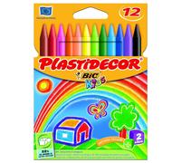 Ceras PLASTIDECOR BIC Kids, Caja x12 Colores