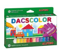 Ceras Semi-Blandas DACSCOLOR, Caja x12 Colores