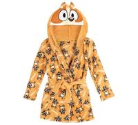 CERDÁ LIFE'S LITTLE MOMENTS Batín Bluey Suave Capucha y cinturón - Bata casa calentita y cómoda con Tejido Tipo Polar, 6 años Unisex niños