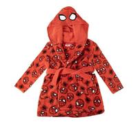CERDÁ LIFE'S LITTLE MOMENTS Batín Spiderman Suave Capucha y cinturón - Bata casa calentita y cómoda Tejido Tipo Polar, 4 años Unisex niños