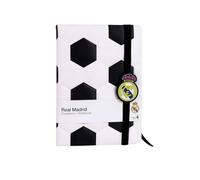 CERDÁ – Cuaderno acolchado Real Madrid – Diseño oficial, ideal para fans
