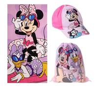 CERDÁ LIFE'S LITTLE MOMENTS Pack Toalla, Saco y Gorra niños Minnie para Playa y Piscina - Pack Toalla, Saco y Gorra niños con diseño Infantil