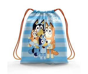 Cerdá Saquito Bluey, para niños de 6 años, cojín decorativo azul, 42 cm x 32 cm