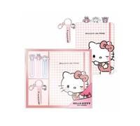 CERDA SET PAPELERIA DIARIO + LLAVERO + MARCAPAGINAS HELLO KITTY VERANO 2025