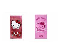 Cerdá Toalla de Playa de Algodón Hello Kitty 70 X 140 Cm - Suave y Absorbente