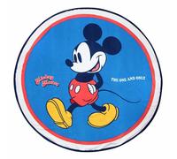Cerdá Toalla de Playa Redonda Mickey Mouse 130 Cm - Absorbente y Suave