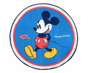 Cerdá Toalla de Playa Redonda Mickey Mouse 130 Cm - Absorbente y Suave