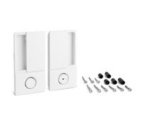 CERRAD/PICAP. MAGNETICOS Manilla WAVE para puerta batiente con cierre de baño Blanco Mate