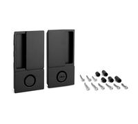 CERRAD/PICAP. MAGNETICOS Manilla WAVE para puerta batiente con cierre de baño Negro Mate