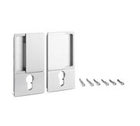 CERRAD/PICAP. MAGNETICOS Manilla WAVE para puerta corredera con cerradura, cromo satinado